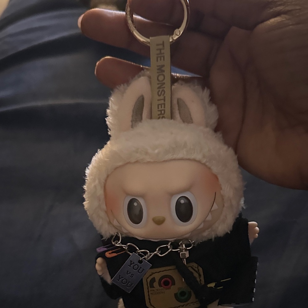 Charming Bunny Keychain with Hoodie